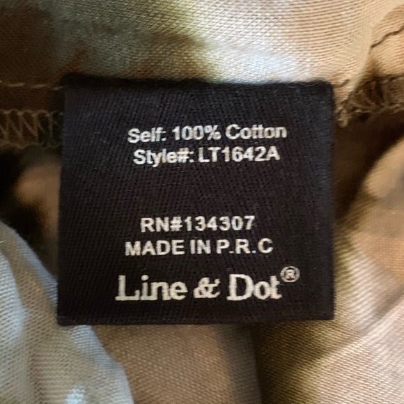 Line & Dot  ANTHRO Shibiri Twist Tie Dye Crop Sm - Picture 9 of 10